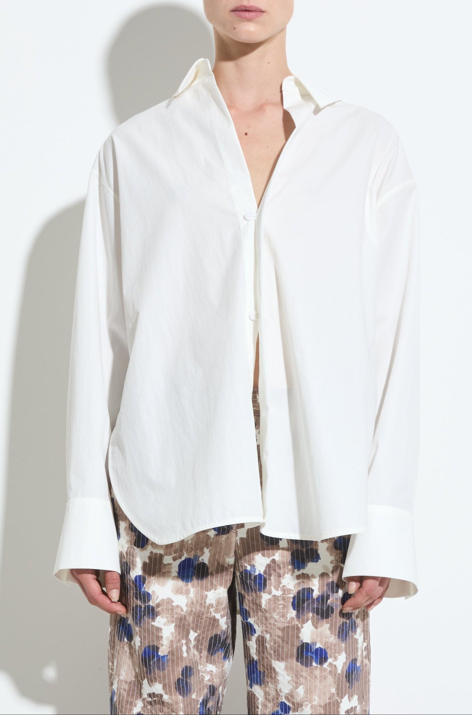 Oversized Off White Shirt – bocnyc