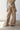 Tan Triple Pleat Trouser