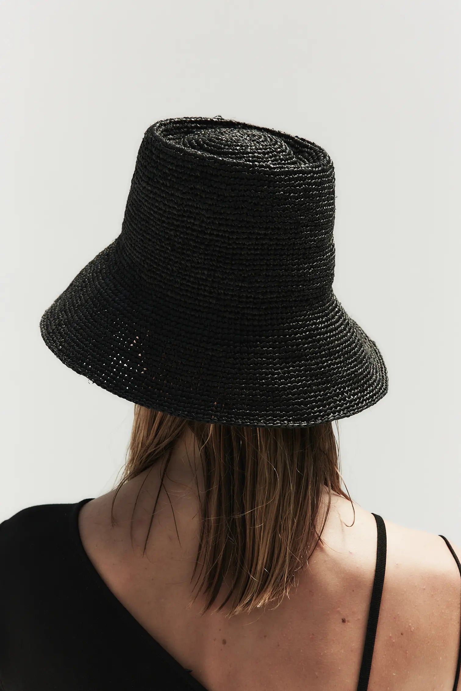 Janessa Leone Black Hat Colette Hat in Chocolate – Serafina main image 2