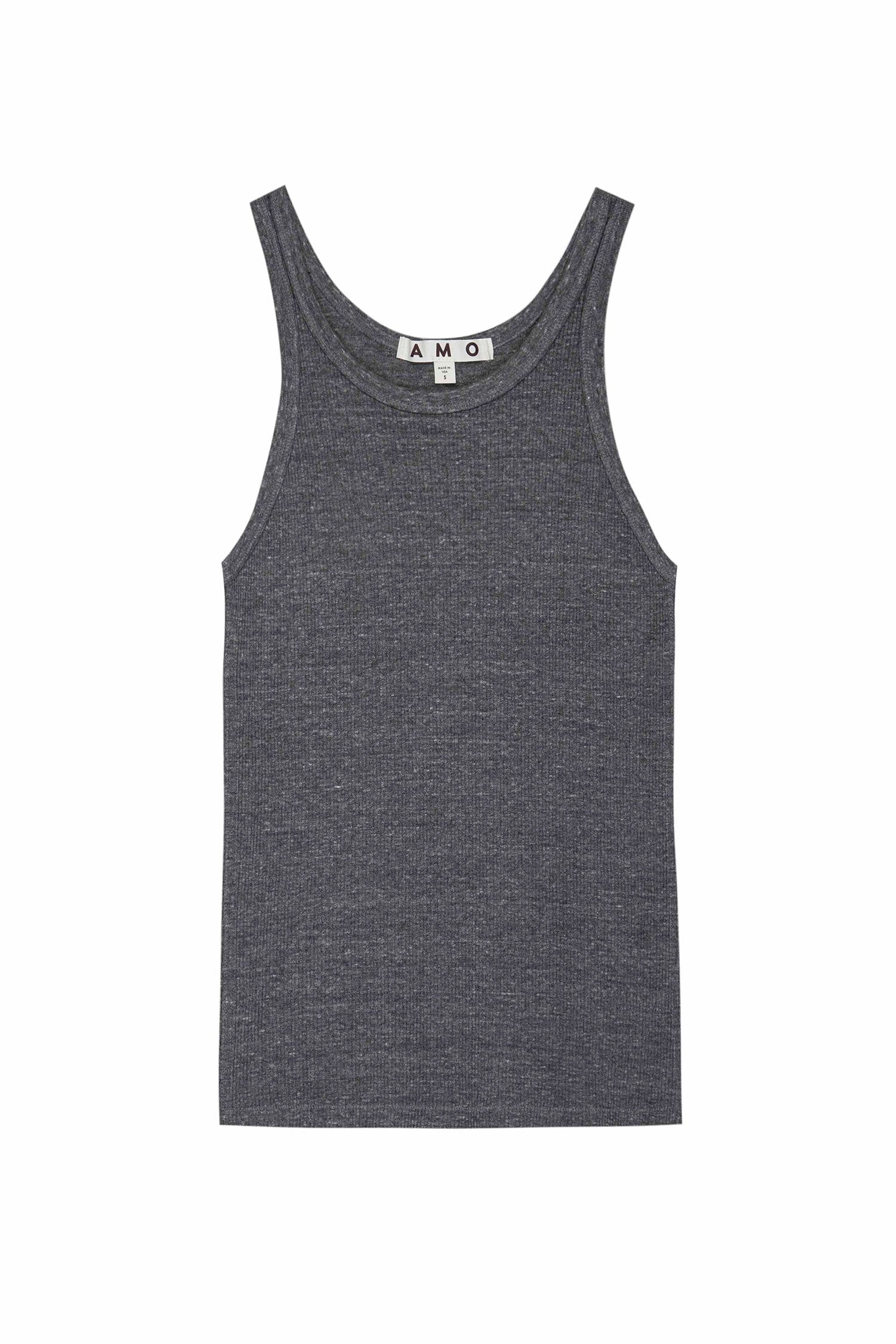Long Rib Grey Tank – bocnyc