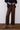Silk Stripe Espresso Pant