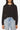 The L/S Slouchy Black Cut Off