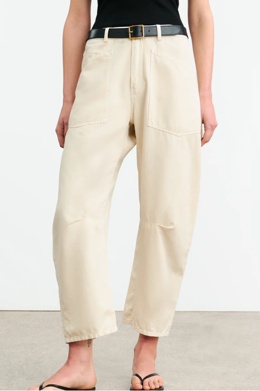 【BAON】[BAON] Pastilon Linen Pintuck Slacks Shon Stone Linen Pant – bocnyc