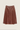 Vayenne Marrone Leather Skirt