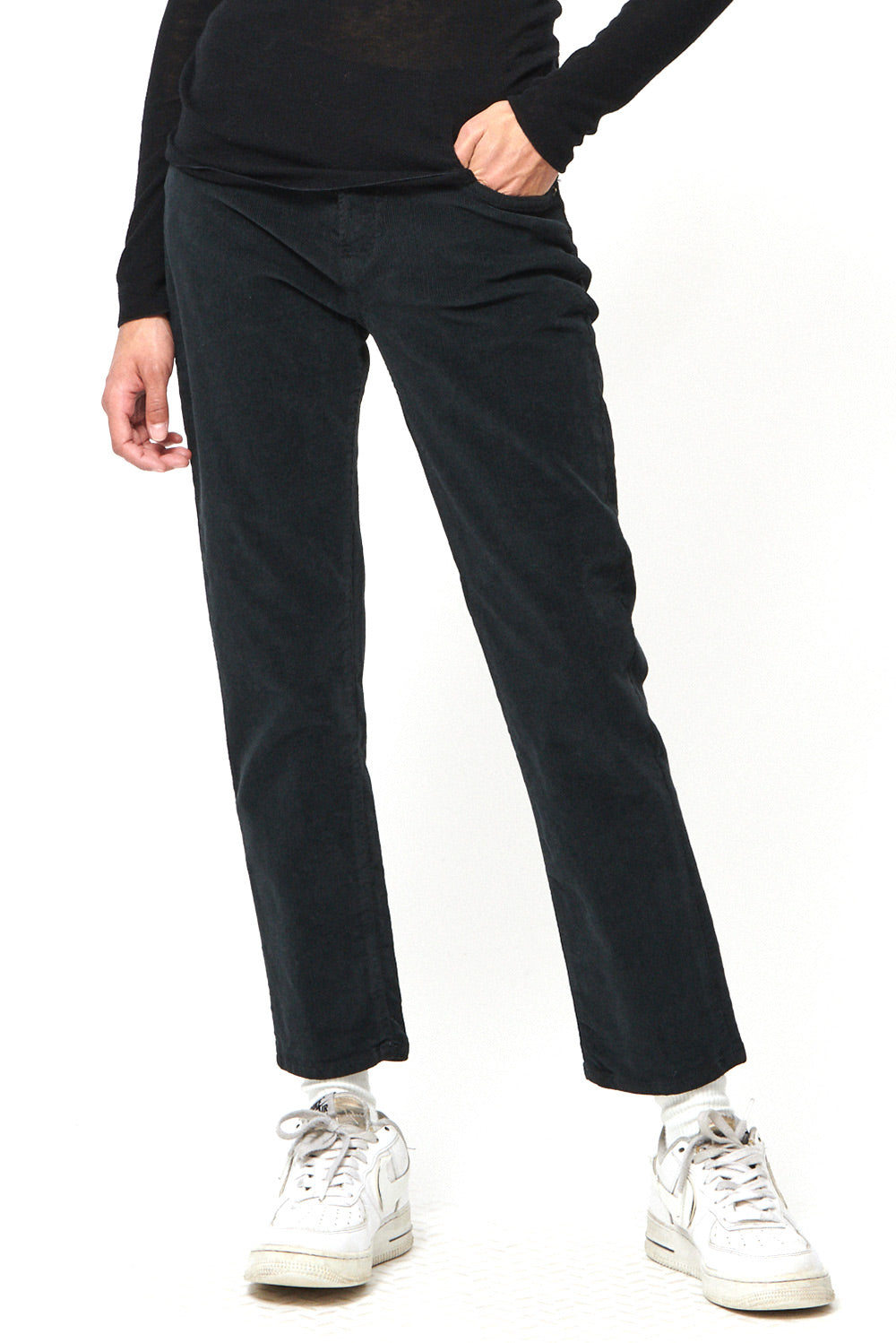495 Black Corduroy Pants